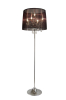LAMPE SUR PIED "Organza" Noir - SOMPEX - Luminaire vu dans l'émission D&CO sur M6 Valérie Damidot