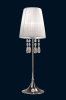 LAMPE A POSER "Organza" Blanc - SOMPEX - Collection vu dans l'émission D&CO sur M6 Valérie Damidot