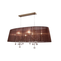 SUSPENSION \"Organza\" Marron - SOMPEX - Luminaire vu dans 