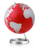 GLOBE GEOGRAPHIQUE - MAPPE MONDE "Vision"