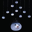 RIDEAUX DECORATIFS LUMINEUX DE NOËL