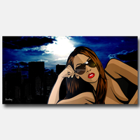 TABLEAU DECO \"Noémie\" - Art numérique - Décoration murale