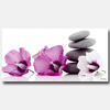 TABLEAU DECO "Zen trois fleurs" - Art numérique - Décoration murale