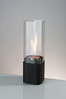 CHEMINEE FOYER DECORATIVE CENTRE DE TABLE DESIGN AU BIO ETHANOL - COULEUR NOIR - SOMPEX LIFESTYLE