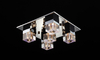LUMINAIRE D'AMBIANCE - PLAFONNIER DESIGN A TELECOMMANDE "Largo" 5 Lampes + leds - MARKET SET