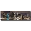 TABLEAU TOILE DECO PANORAMIQUE "New-York city by night" - Thème Amérique Etats-Unis USA